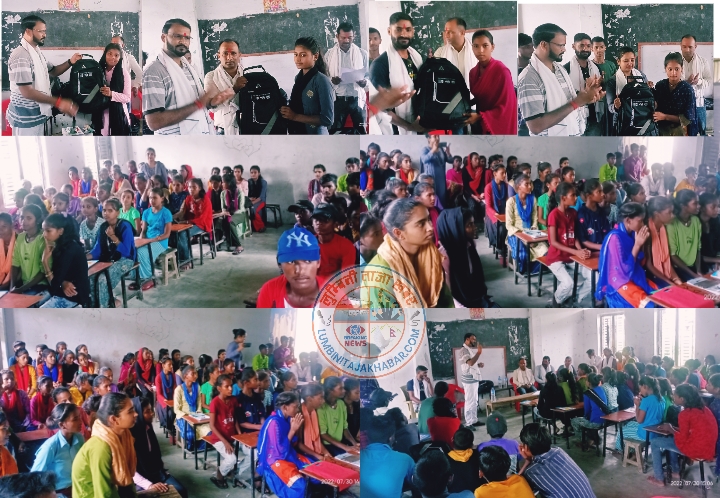 सरोकारवालाहरुको रुपान्तरण कक्षामा सिकाई आदान प्रदान तथा शैक्षिक सामग्री वितरण