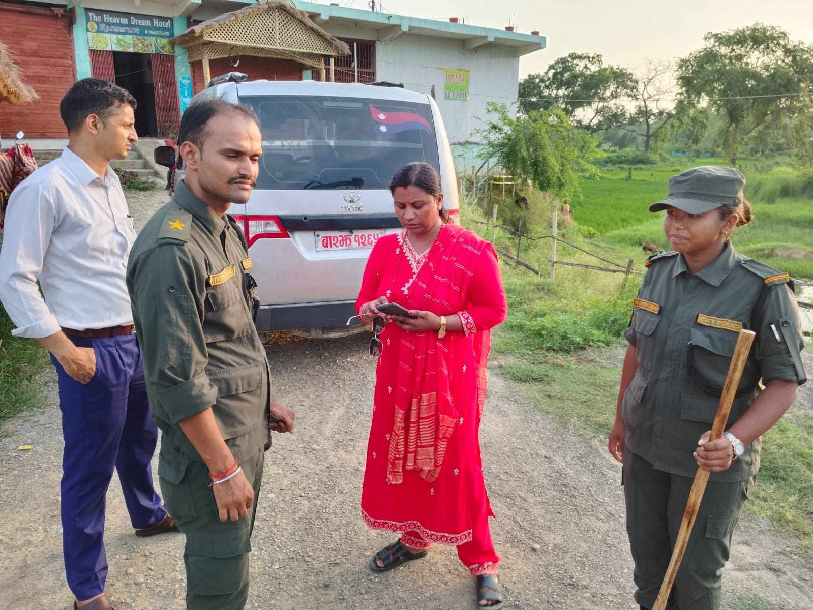 उपमेयर कल्पना हरिजनको छडके अनुगमन।